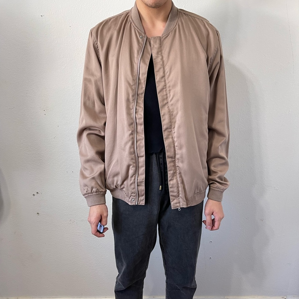 Pink Topman jacket with snap button detail